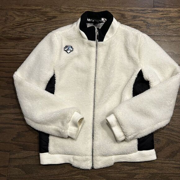 Women's‎ Descente Insulated Sherpa Ski Snowboard Full Zip Jacket Size M - Picture 1 of 10